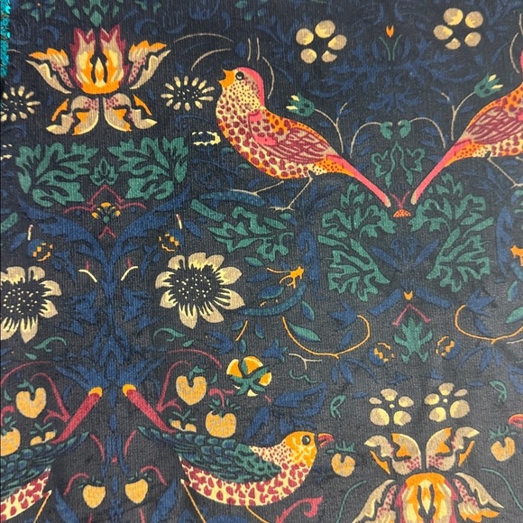 ANTHROPOLOGIE Eva Franco larksong Corduroy Birds Sequin Dress Size 8 - Picture 11 of 13